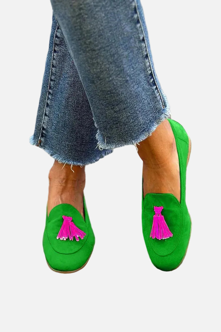 Martina | Moderne Loafer mit Quasten