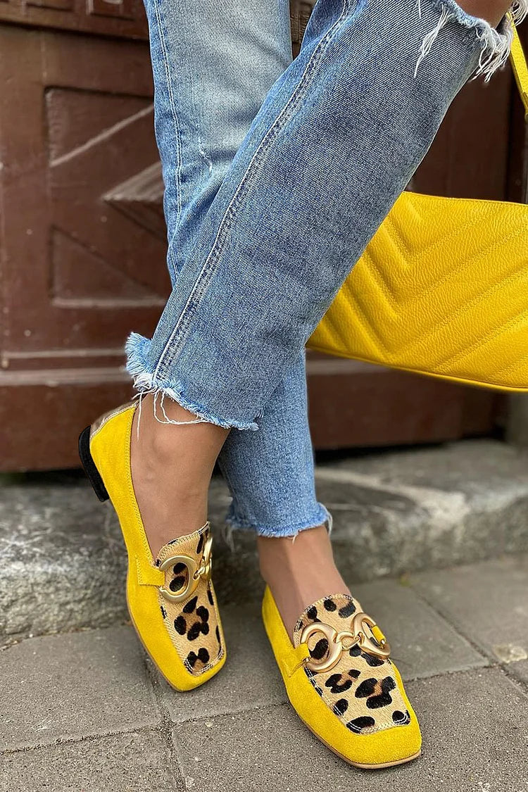 Martina | Loafer mit Animal-Print