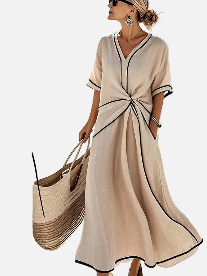 Marcella | Gestreiftes Sommerkleid