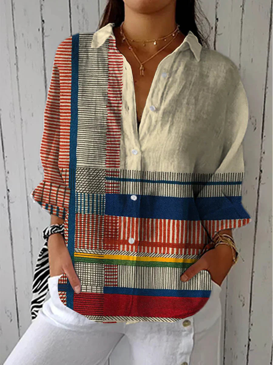 Fiona | Elegante Blumenbluse