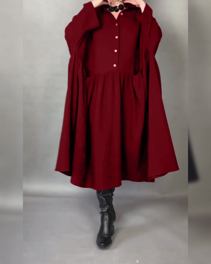 Valeria | Oversize-Kleid mit Knöpfen