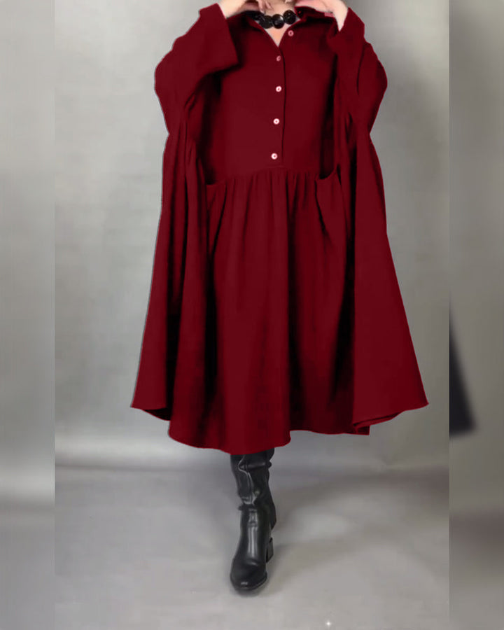 Valeria | Oversize-Kleid mit Knöpfen