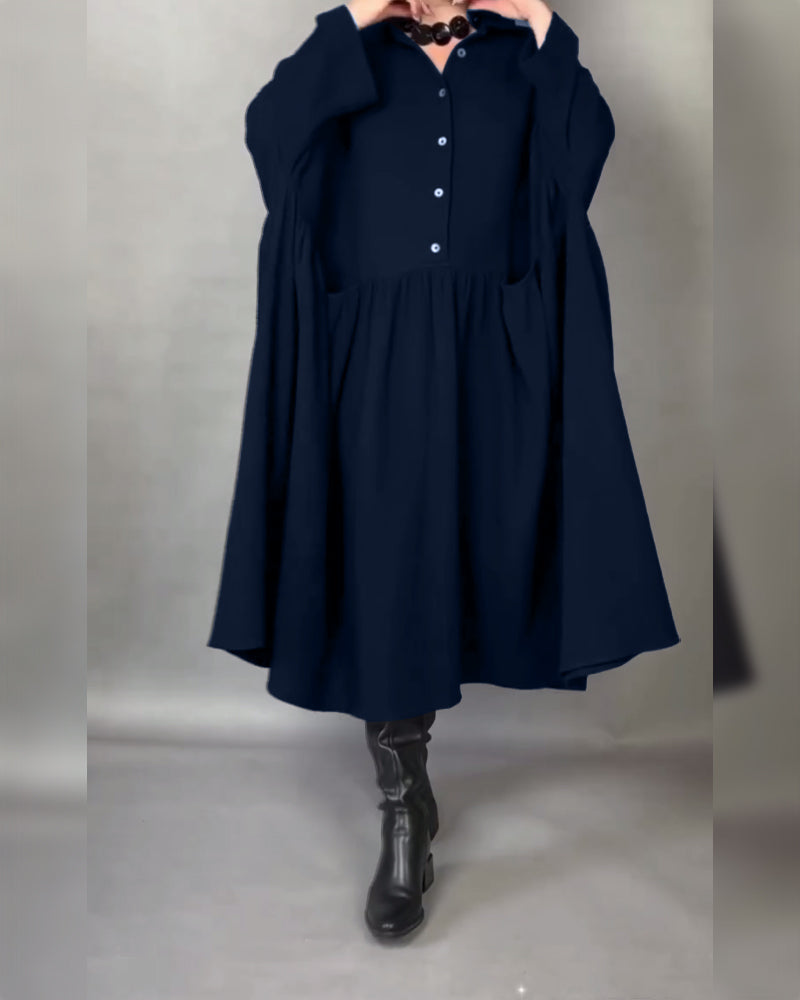 Valeria | Oversize-Kleid mit Knöpfen