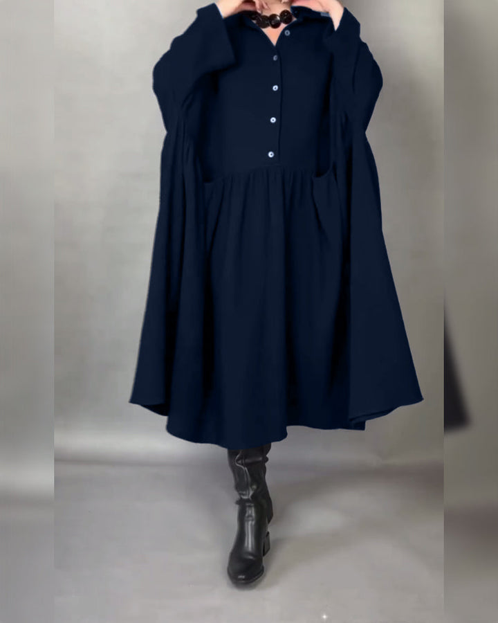 Valeria | Oversize-Kleid mit Knöpfen