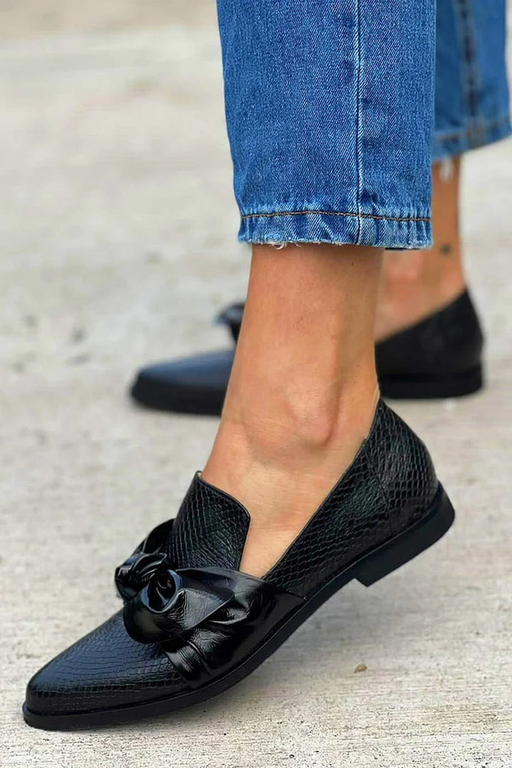 Valentina | Elegante Loafer mit Schleife