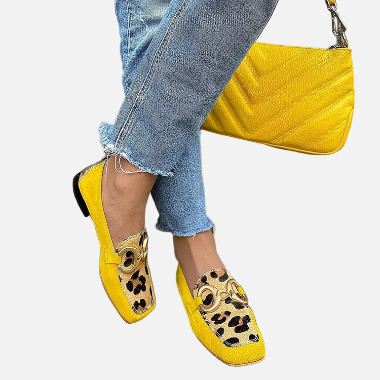 Martina | Loafer mit Animal-Print