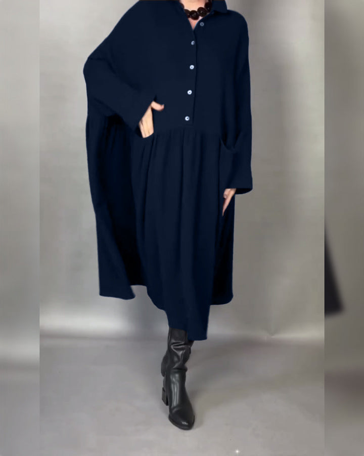 Valeria | Oversize-Kleid mit Knöpfen