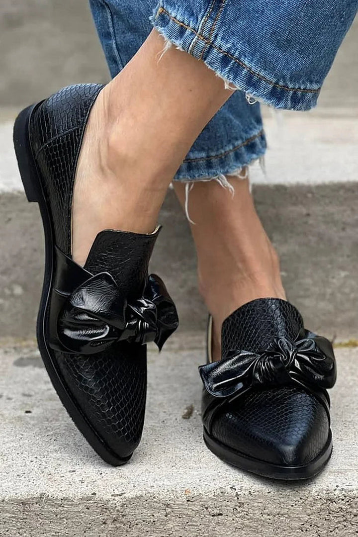 Valentina | Elegante Loafer mit Schleife
