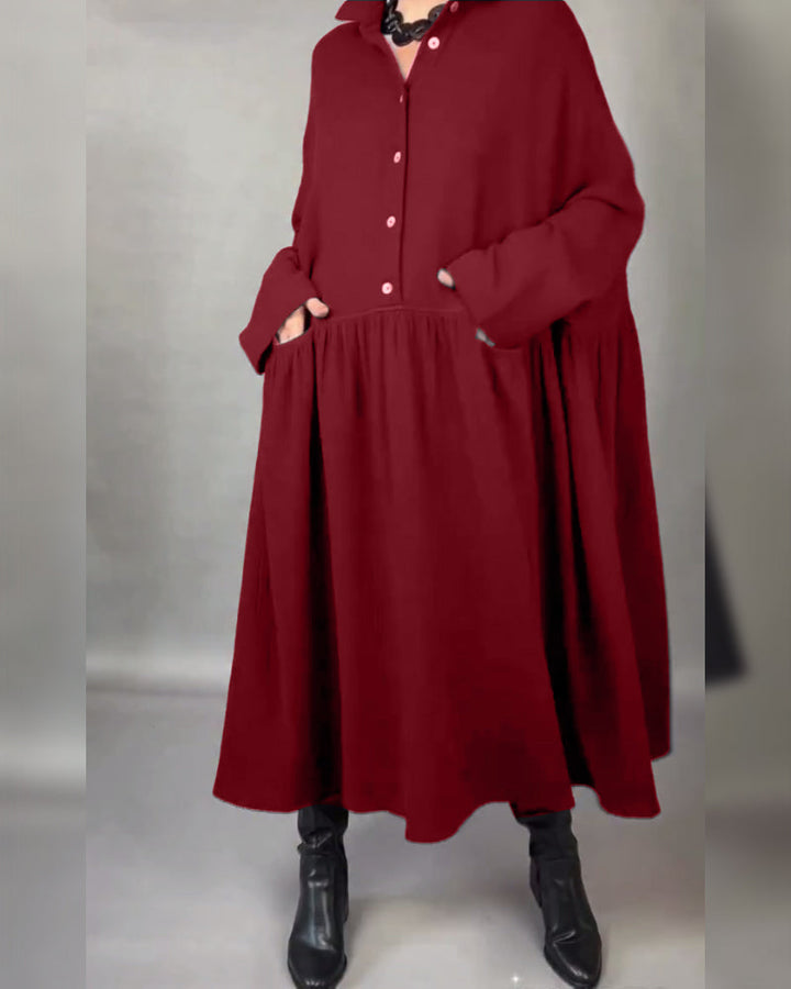 Valeria | Oversize-Kleid mit Knöpfen