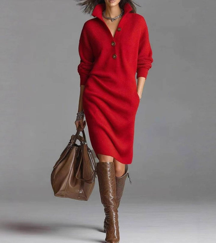 Carmen | Elegantes Strickkleid