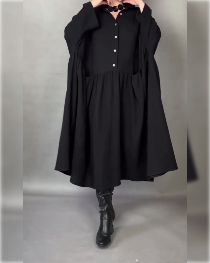 Valeria | Oversize-Kleid mit Knöpfen