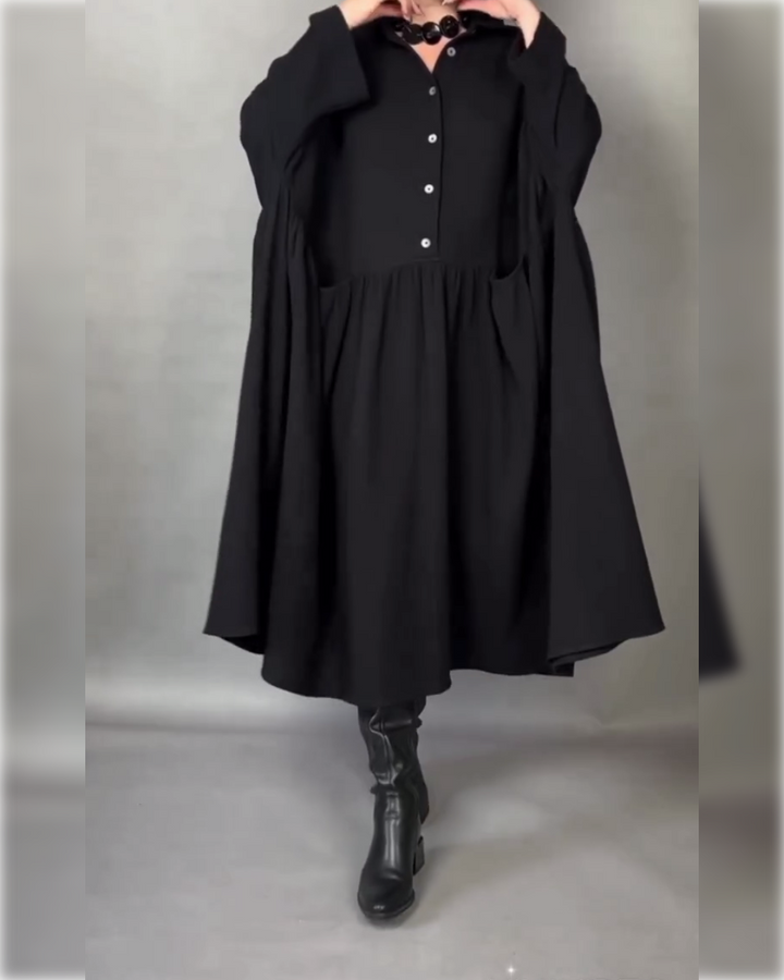 Valeria | Oversize-Kleid mit Knöpfen