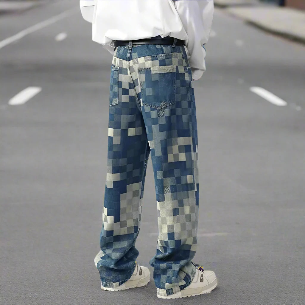 FRANCO | PREMIUM JEANS MIT MOSAIKDESIGN