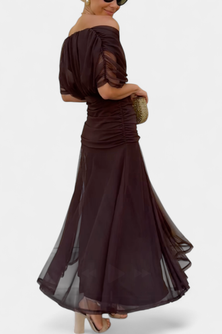 Eloria | Romantisches langes Blumenkleid