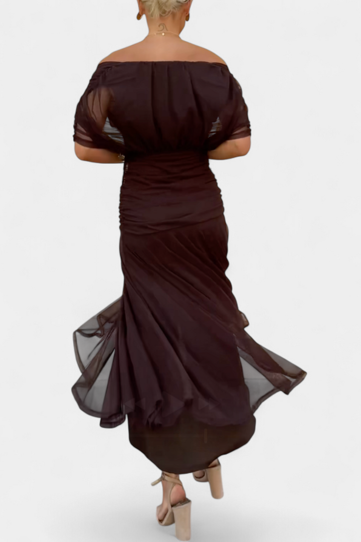 Eloria | Romantisches langes Blumenkleid