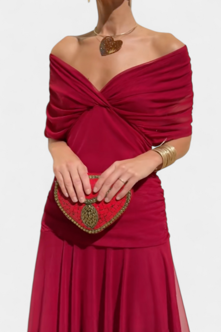 Eloria | Romantisches langes Blumenkleid