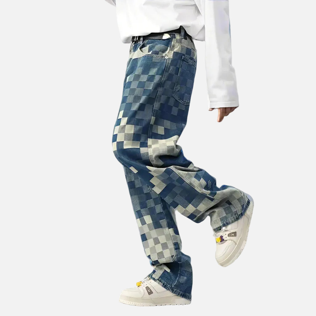 FRANCO | PREMIUM JEANS MIT MOSAIKDESIGN