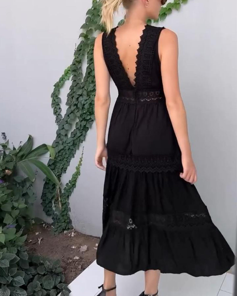Sofía | Spitzenkleid mit V-Ausschnitt
