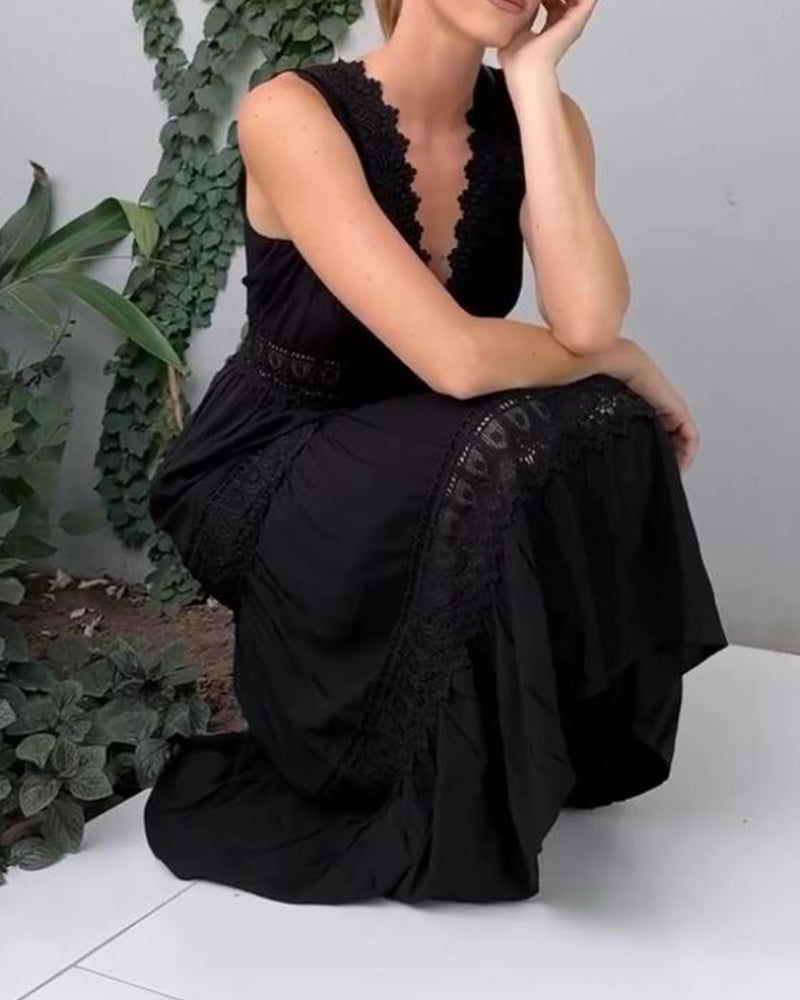 Sofía | Spitzenkleid mit V-Ausschnitt