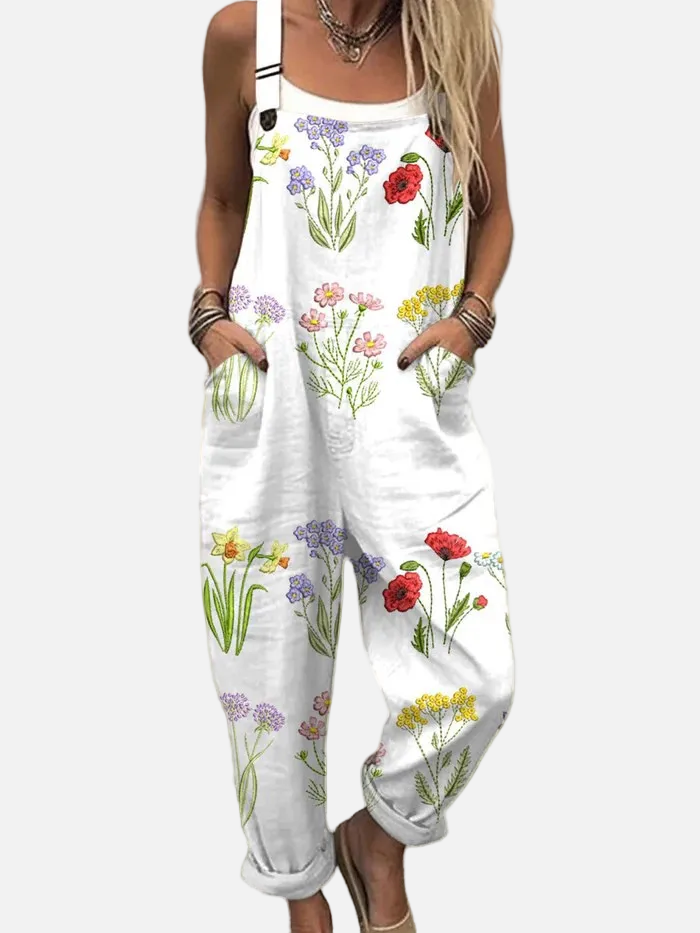 Catalina | Sommer-Overall mit Blumenmuster