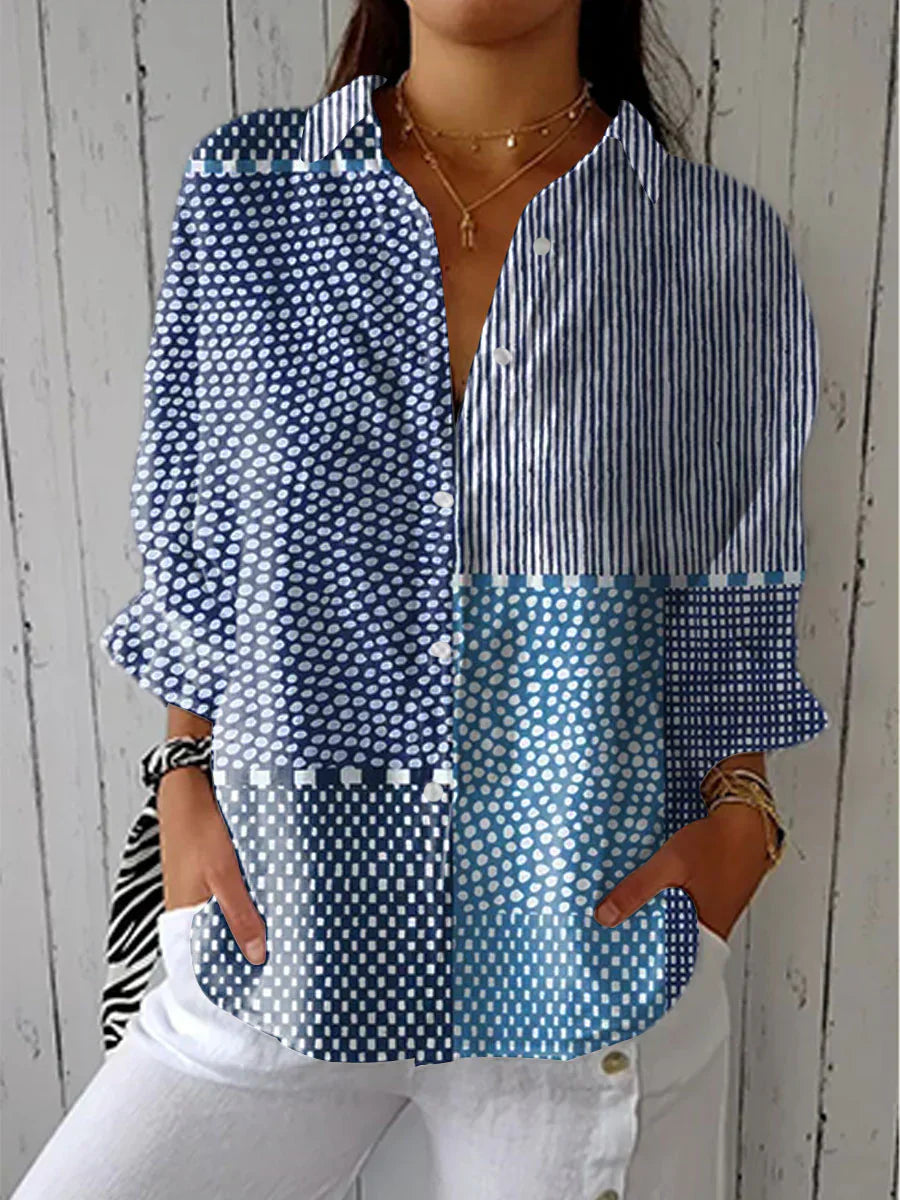 Fiona | Elegante Blumenbluse