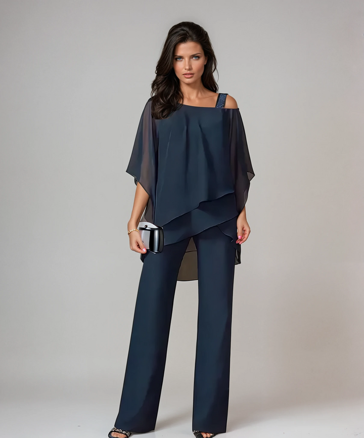 Mariana | Elegantes Zweiteiliges Set in Weiß